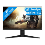 Asus TUF Gaming VG279QL1A Monitor - Gaming Sery Mode d'emploi