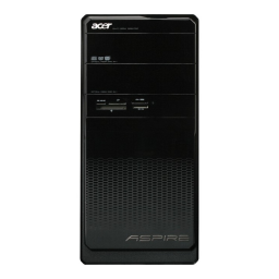 Acer Aspire M1300 Desktop Manuel utilisateur | Fixfr