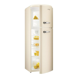 Gorenje RF60309OC: Chat IA & Téléchargement PDF | Fixfr
