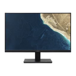 Acer V247YU Monitor Guide de démarrage rapide | Fixfr