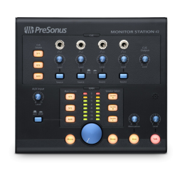 PRESONUS Monitor Station V2 Mode d'emploi | Fixfr