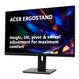 Acer B227QB Monitor Guide de démarrage rapide | Fixfr