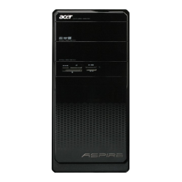 Acer easyStore P110 Desktop Manuel utilisateur | Fixfr