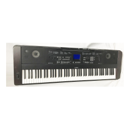 Yamaha DGX-650: Mode d'emploi avec IA & PDF | Fixfr