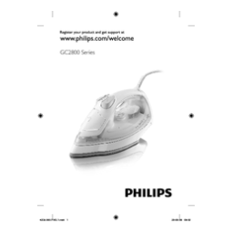 Philips GC2830/02 2800 series Fer vapeur Manuel utilisateur | Fixfr