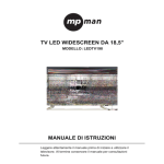 MPMan LEDTV190 LED TV Manuel utilisateur