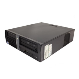 HP COMPAQ DX7500 SMALL FORM FACTOR PC Manuel utilisateur | Fixfr