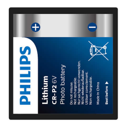 Philips CRP2P1B/10 Minicells Pile Manuel utilisateur | Fixfr