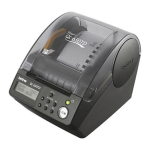 Brother QL-650TD Label Printer Manuel utilisateur