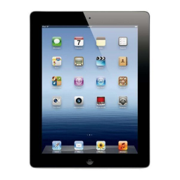 Apple iPad Manuel utilisateur | Fixfr