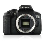 Canon EOS 750D Mode d'emploi