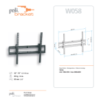 Poli Bracket W058 Fiche technique