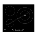 Whirlpool ACM 334/BF Hob Manuel utilisateur