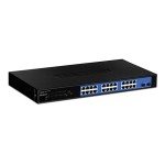 Trendnet TEG-240WS 24-Port Gigabit Web Smart Switch Fiche technique