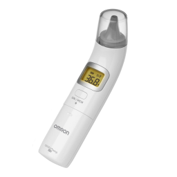 Omron Healthcare MC-521-E GentleTemp 521 Thermometer Manuel utilisateur | Fixfr