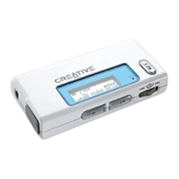 Creative MuVo N200 Manuel utilisateur | Fixfr