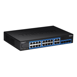 Trendnet RB-TEG-204WS 20-Port Gigabit Web Smart Switch Fiche technique | Fixfr