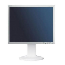 NEC MultiSync EA193Mi Manuel utilisateur | Fixfr