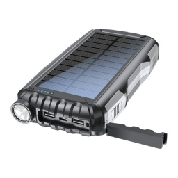 Denver PSO-20009 Solar powerbank Manuel utilisateur | Fixfr