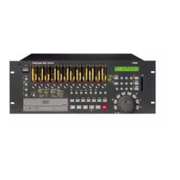 Tascam MX-2424 Manuel utilisateur | Fixfr