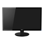 Acer P236HL Monitor Guide de d&eacute;marrage rapide