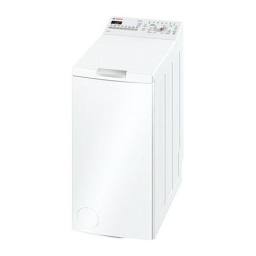 Bosch WOT24254EE Washing machine Manuel utilisateur | Fixfr