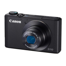 Canon PowerShot S110 Manuel utilisateur | Fixfr