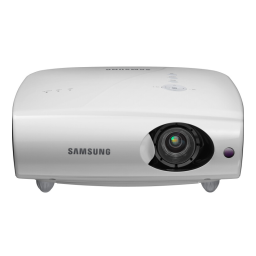 Samsung SP-L305 Manuel utilisateur | Fixfr