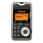 Tascam DR-2D Manuel du propri&eacute;taire