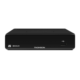 Thomson THT504 Terrestrial Receiver Manuel utilisateur | Fixfr