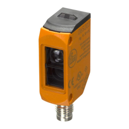 IFM O6S203 Through-beam sensor transmitter Mode d'emploi | Fixfr