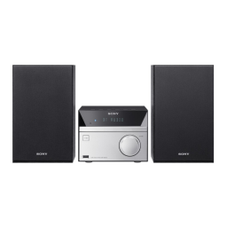 Sony CMT-SBT20B Chaîne HiFi Product fiche | Fixfr
