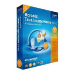 ACRONIS True Image Home 2010 Manuel utilisateur