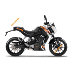 KTM 200 Duke EU 2013 Naked Bike Manuel utilisateur