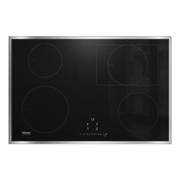 Miele KM 7210 FR Plaque électrique, vitrocéramique ou induction Manuel du propriétaire | Fixfr