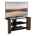 AVF Varano Walnut and Black Entertainment Center Guide d'installation