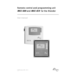 Adaptation à la batterie. Studer Innotec RCC-03, RCC-02 | Fixfr