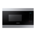 Samsung MS22M8074AT Micro-ondes solo encastrable 22L - Manuel utilisateur