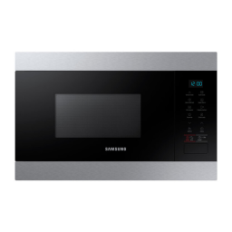 Samsung MS22M8074AT Micro-ondes solo encastrable 22L - Manuel utilisateur | Fixfr