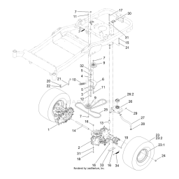 TITAN ZX5420 Zero-Turn-Radius Riding Mower