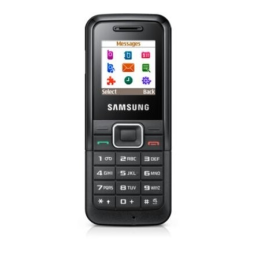 Samsung GT-E1070 Manuel utilisateur | Fixfr