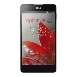 LG OPTIMUS G Manuel du propriétaire | Fixfr