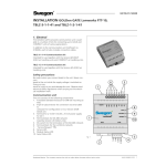 Swegon TBLZ-1/2-1-3-41 Mode d'emploi