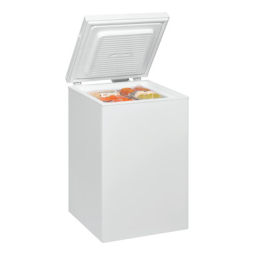 Whirlpool WHS1021 2 Freezer Manuel utilisateur | Fixfr