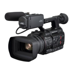 JVC GY-HC500E 4K ENG hand-held camcorder Mode d'emploi | Fixfr