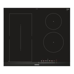 ED...FS... Table Cuisson Siemens : Mode d'emploi + IA | Fixfr