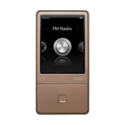 iriver E100: Mode d'emploi | AI Chat & PDF Access | Fixfr
