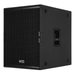 RCF TTS 18-A II ACTIVE HIGH POWER SUBWOOFER sp&eacute;cification