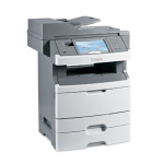 Lexmark X466DTE Manuel utilisateur