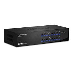 Trendnet TK-1601R 16-Port PS/2 Rack Mount KVM Switch Manuel utilisateur | Fixfr